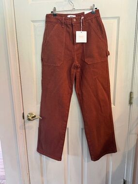 NWT JBD  rust carpenter jeans size 27